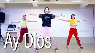 Ay Dios  CNCO  Zumba Dance Workout  줌바  다이어트댄스  Choreo by Sunny  Cardio  홈트 [upl. by Arodal975]