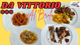 CENA DA VITTORIO AL BROLO  Trattoria ad Astino BG  Costolette di maiale laccate [upl. by Servais]