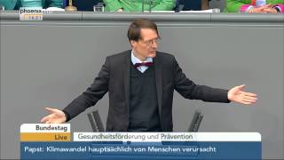 Bundestag Gesundheitsförderung und Prävention am 18062015 [upl. by Naillil]