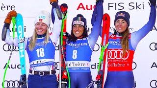 Womens Super G  Highlights  Val dIsere FRA  2023 [upl. by Ardnoed681]