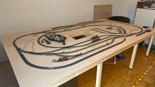 Construction of the Model Train Layout Märklin H0 [upl. by Romilly69]