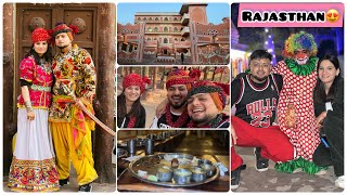 WELCOME TO RAJASTHAN 😍🥰 CHOKHI DHANI😳🤫FULL MASTI  ANKUSH THAKUR  VLOG32 [upl. by Yarrum]