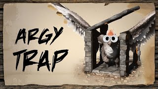 How to build an Argentavis taming trap in ARK Survival Ascended [upl. by Ahtibat]