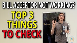 Vending Machine Woes Top 3 Troubleshooting Tips for a NonWorking Dollar Bill Acceptor [upl. by Thadeus]