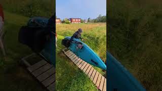 River paddle with the kayak seat to Starboard touring deluxe light [upl. by Aciraj327]