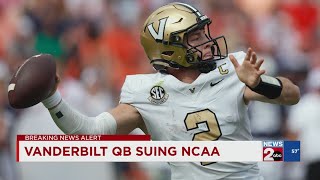 Vanderbilt quarterback suing NCAA [upl. by Annice]