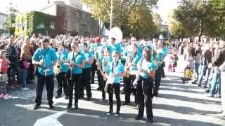 Banda de Chabreloche  Fête de la fourme à Montbrison  Octobre 2014 [upl. by Doscher]