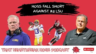 REACTION Hogs Fall Short in Homecoming Loss to LSU [upl. by Donnell440]