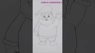 santaclaus satisfying little art drawingideas drawingtutorials sketch shorts viralshorts [upl. by Mauri197]