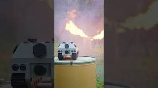 AHS Krab  Powerful mini Cannon  Slow Motion mrmichal tankgun minicannon [upl. by Ardnoek]