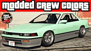 16 Crew Colors in GTA 5 Online [upl. by Annauqal677]