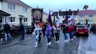 Huge bonfires marches as Northern Irelands loyalists mark Twelfth of July [upl. by Verine]