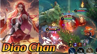 Honor of Kings Diao Chan  A beautiful skin effect  Server Global [upl. by Ilana]