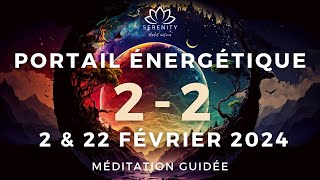 25 MIN 🎧 PUISSANT Portail énergétique du 22  Lumière et Abondance  Méditation [upl. by Ibor]