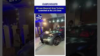 AllNew Maserati Gran Turismo Launched at Rs 272 Crores Reel  Auto Live [upl. by Ylera]