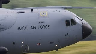 MACH LOOP RAF AIRBUS A400 AT LFA7 [upl. by Dawn]