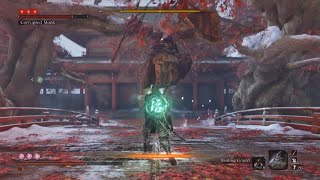 Sekiro Stealth deathblow Corrupted Monk AGAIN [upl. by Calendra]