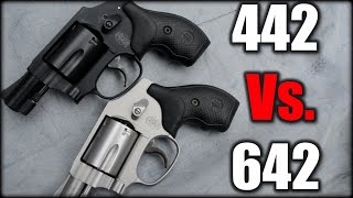 SampW 442 Vs 642 Airweight Revolver Range Report [upl. by Claresta]