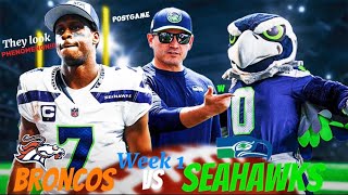 SEAHAWKS Look PHENOMENAL Broncos vs Seahawks Week 1 Postgame [upl. by Pufahl]