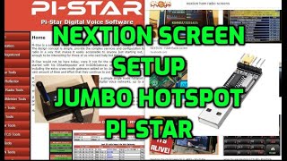 NextIon screen SETUP MMDVM Jumbo Hotspot PiStar [upl. by Princess262]