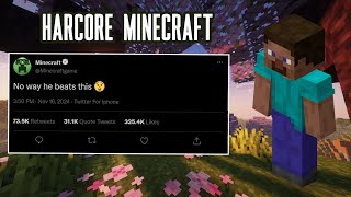 Minecraft is sooo hard  Minecraft Hardcore [upl. by Inafit]