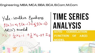 Auto correlation function of AR2 model [upl. by Giacobo]