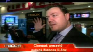 Cinemark presentó nuevas butacas DBox [upl. by Hendrix]