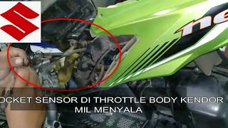 PENYEBAB MIL EROR MENYALA TERUS PADA MOTOR INJEKSI SUZUKI NEX FI DAN CARA MENGATASINYA [upl. by Tihw]