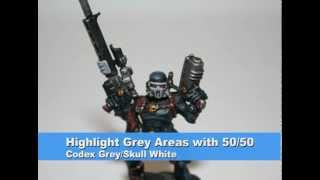 Warhammer 40k Painting Tutorial  How to Paint a Vindicare Assassin [upl. by Nissie612]