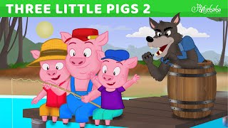 Three Little Pigs in Camp 3 Little Pigs Bedtime Stories for Kids  Fairy Tales Story for children [upl. by Letsirc]