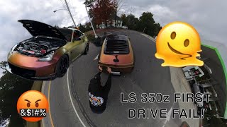 DRIVING LS SWAPPED 350Z PART 1 CASUAL DRIVE [upl. by Arlen]