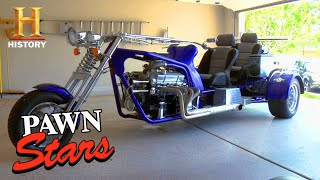 Pawn Stars 100000 DOLLAR Custom Bike Doesn’t Add Up Season 5  History [upl. by Andriette]