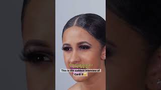 Cardi B saddest interview cardib interview interview music wap money [upl. by Ablem]