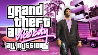 GTA VICE CITY All Missions  Full Game Walkthrough 4K 60fps No Commentary [upl. by Rennoc151]