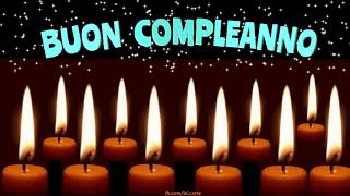 Un messaggio di compleanno con le candele [upl. by Merrel]