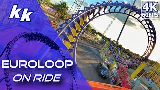 EuroLoop Europark Vias Plage 2020 On ride4K 60 fps [upl. by Yeclek867]