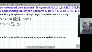 Pozycyjne systemy liczbowe dziesiątkowy i szesnastkowy część II [upl. by Englebert484]