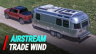 Airstream Trade Wind Trailer Is Built For Boondocking [upl. by Aihseket]