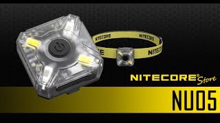 Discontinued Nitecore NU05 White amp Red USB Rechargeable Safety Signal Light for Running Bicycling [upl. by Helali790]