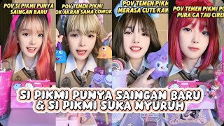 TIKTOK HELENAORYZANI  SI PIKMI PUNYA SAINGAN BARU amp SI PIKMI SUKA NYURUH FULL PART [upl. by Anaujal]