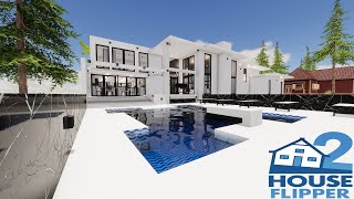 Building a Modern Luxury Mansion  Sandbox Mode  House Flipper 2  Speed Build [upl. by Caves]