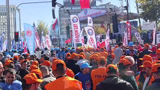 Türkiyenin Dört bir yanından işçi sınıfı Ankarada  Türk  İşten“Zordayız Geçinemiyoruz” [upl. by Yehudit400]