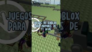 JUEGOS DE ROBLOX PARA MAYORES DE 17 AÑOS 🤯🤯🗣️🗣️🛡️🛡️💢 [upl. by Benita]