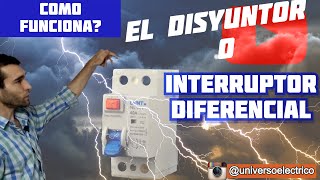 Qué es un Disyuntor Diferencial y Para QUÉ SIRVE ► Para PRINCIPIANTES [upl. by Akehs]