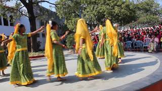 Celebration of Vasant Panchami  Dance by Primary Section Students  CSKM Public School [upl. by Ellerihs]