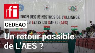 Ce que la Cédéao doit accepter pour un éventuel retour des pays de l’AES • RFI [upl. by Nerraf988]