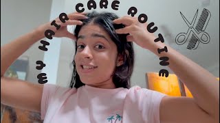 My Hair Care Routine 👧🧪🧴✂️ Vlog [upl. by Heinrike]