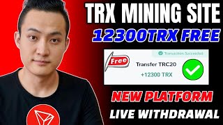 Best TRX MINING WEBSITE  New Tron Mining Site  Best Usdt Investment Platform  New TRX Mining App [upl. by Ofori]