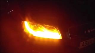 Volldynamischer Frontscheinwerfer Blinker Test Audi A5 [upl. by Hgielah]