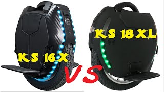 Kingsong 16X VS 18XL and Inmotion V10 [upl. by Eidde]